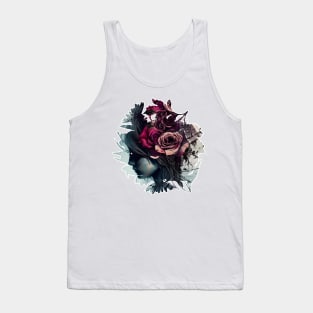 Rose - Cyber flower girl Tank Top